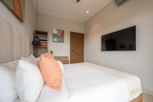 TV a/nebo společenská místnost v ubytování Kippal - Modern Oasis - ApartHotel