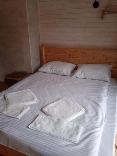 Postel nebo postele na pokoji v ubytování Chalet Ivanna