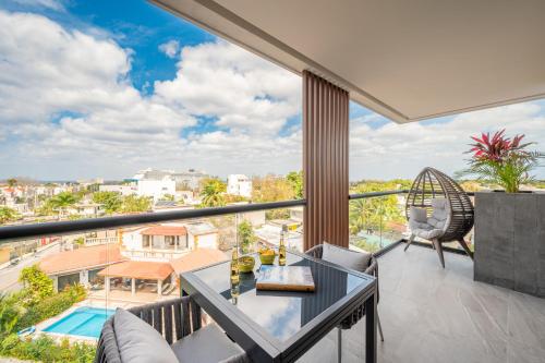 Balkón nebo terasa v ubytování Kippal - Modern Oasis - ApartHotel