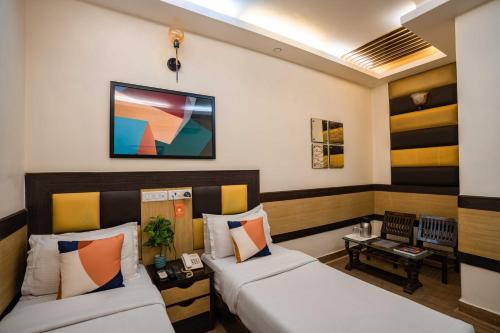 Ein Bett oder Betten in einem Zimmer der Unterkunft Zostel Delhi