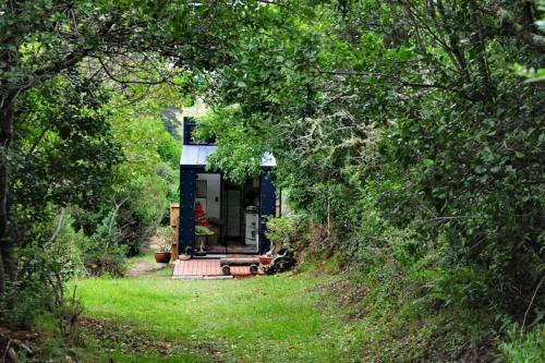 Zahrada ubytování Tiny Home Trails End