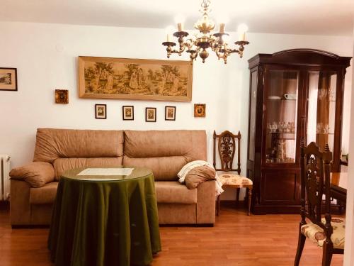 Posezení v ubytování Vivienda Familiar en el Centro de Baeza