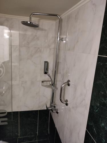 Koupelna v ubytování Sofia Hotel