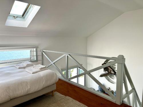 Postel nebo postele na pokoji v ubytování Ocean dream apartment