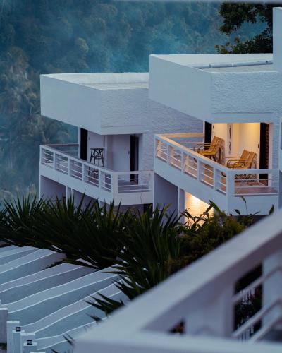 Balkón nebo terasa v ubytování El Nido Bayview Resort