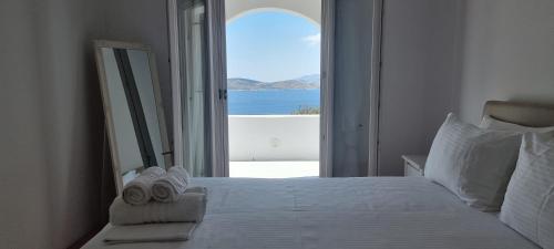 Postel nebo postele na pokoji v ubytování Villa Panorama