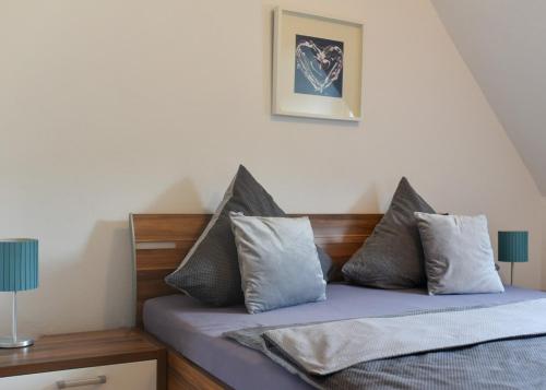 Ένα ή περισσότερα κρεβάτια σε δωμάτιο στο Akzent