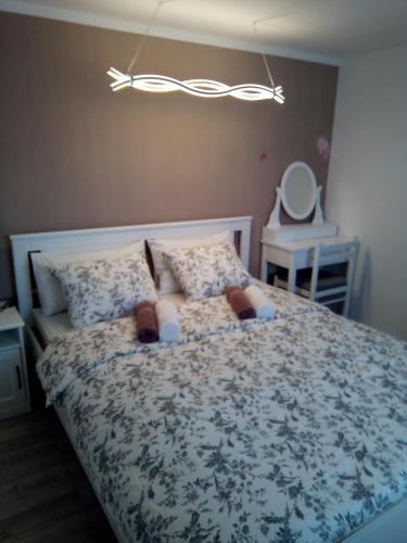 Ένα ή περισσότερα κρεβάτια σε δωμάτιο στο APARTMAN Viktor