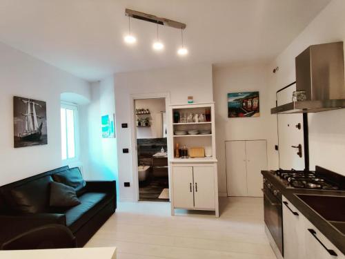 Η κουζίνα ή μικρή κουζίνα στο La casetta sul lago