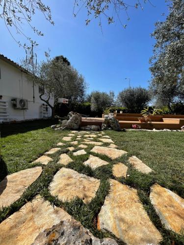 Zahrada ubytování Villa Dama