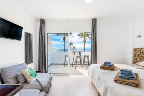 Posezení v ubytování Beach apartment Big terrace Playa las Americas