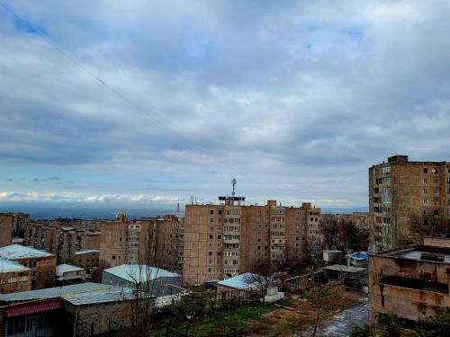 a view of a city with tall buildings at Morik 's & Tours in Yerevan