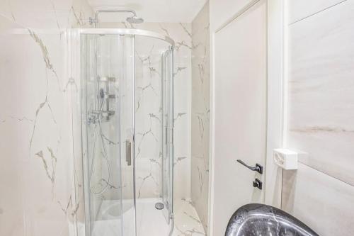 Koupelna v ubytování Montreux exclusive and classy flat