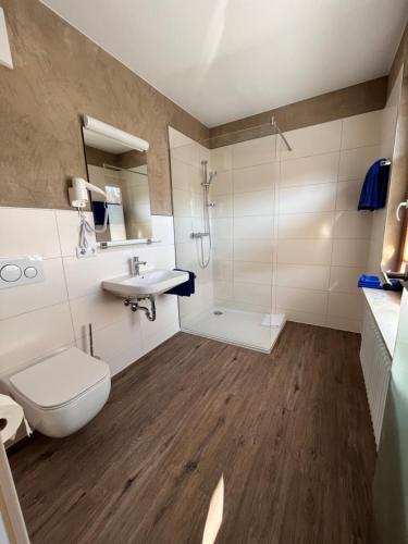 Koupelna v ubytování Gasthof Seeklause
