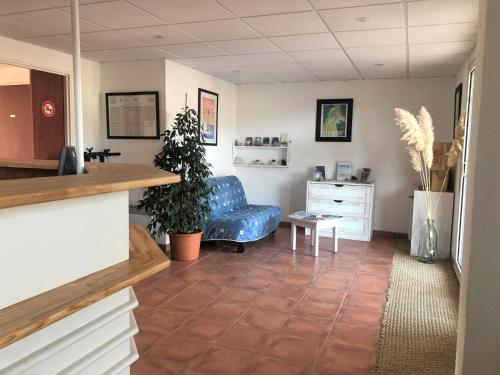 Χώρος καθιστικού στο Studio Les Alcyons Studio Cabine by Interhome