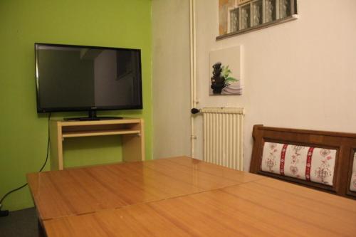 TV a/nebo společenská místnost v ubytování Waldpension Pfeiferhaus