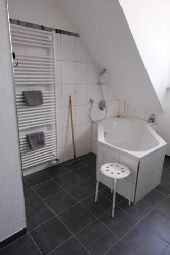 Koupelna v ubytování Ferienwohnung Woldemar