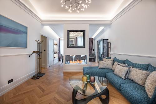 Coin salon dans l'établissement Le Palais Gallien Hôtel & Spa