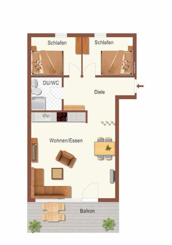 Κάτοψη του Harzchalet Emma Braunlage