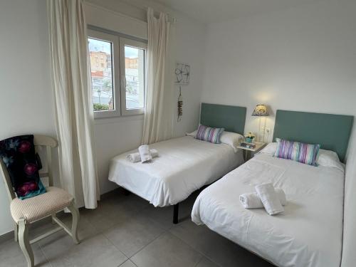Postel nebo postele na pokoji v ubytování Nerja Paradise Rentals - Villa Verania