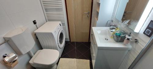 Kúpeľňa v ubytovaní Apartman Perunika
