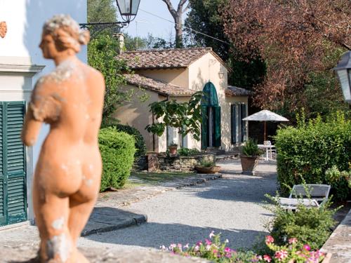 A garden outside Chalet Amphora by Interhome