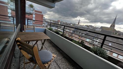 Balkón nebo terasa v ubytování BOSTEL 54 - Apartment, Altstadt, Aufzug, Hunde willkommen