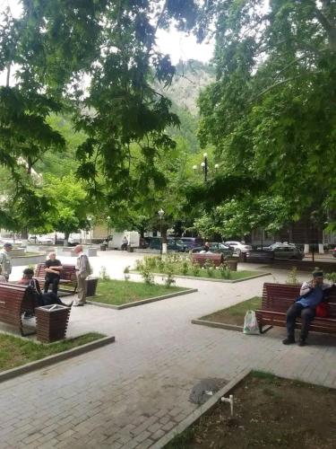 Landskap semula jadi dekat dengan apartmen