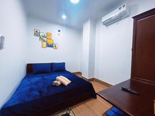 Krevet ili kreveti u jedinici u objektu Nhan Tay Hostel