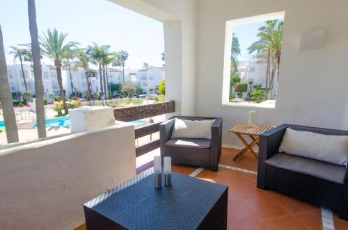 Aparment Terraza de Agustina- Swimming pool next to the beach