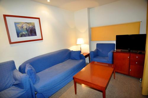 Χώρος καθιστικού στο Aparthotel Solé