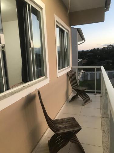 Balkón nebo terasa v ubytování Casa em Resende-RJ