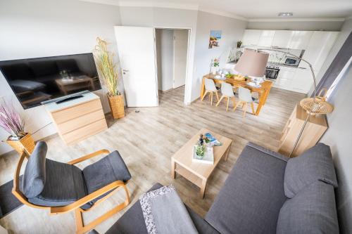 Χώρος καθιστικού στο Haus Ferienglück Sauna im Haus
