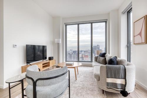 Gambar di galeri bagi Clinton Hill 2br w gym pool wd nr Barclays NYC-1027 di Brooklyn