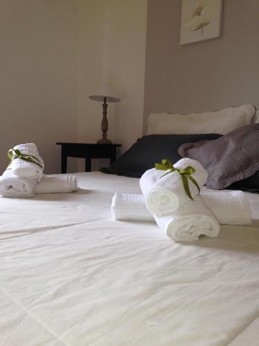 Ένα ή περισσότερα κρεβάτια σε δωμάτιο στο Relax nella Natura