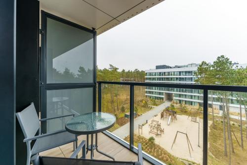 Μπαλκόνι ή βεράντα στο Apartament Shellter IN DUNES