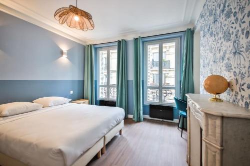 Posteľ alebo postele v izbe v ubytovaní 3G#Appart 6Pers#2 Chambres#Commerce#Paris 15#AC