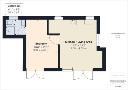 a floor plan of a building at Damson View, Little Langdale in Little Langdale