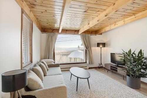 Cute Apt with Views with Fireplace 10 min Massif