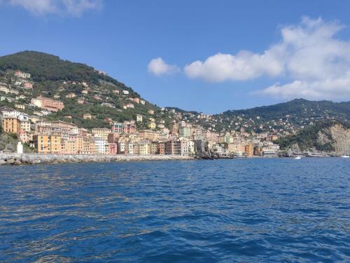 a view of a city from the water at Apartment Francesca by Interhome in Camogli