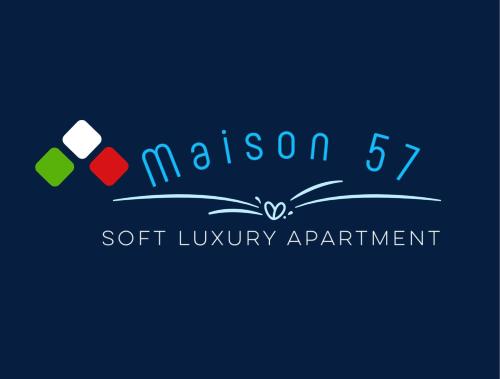 a logo for a set luxury appointment in malcolm at Maison 57 in Brindisi