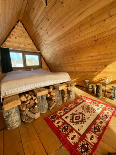 Ein Bett oder Betten in einem Zimmer der Unterkunft Lake House