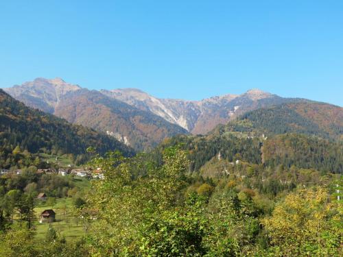 a view of a valley with mountains in the background at Apartment Casa Rasat-2 by Interhome in Ovasta