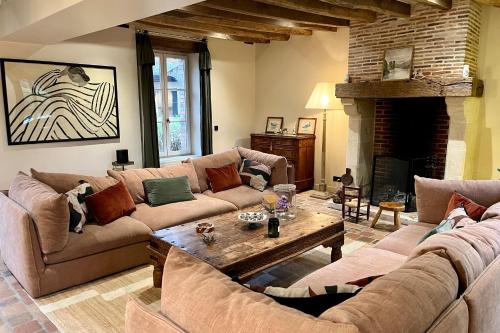 Posedenie v ubytovaní Beautiful Farmhouse - 1h40 South Paris