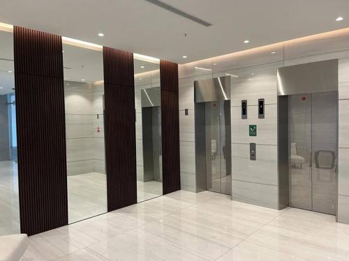 Ένα μπάνιο στο New luxury apartment with king - size bed Ceibos