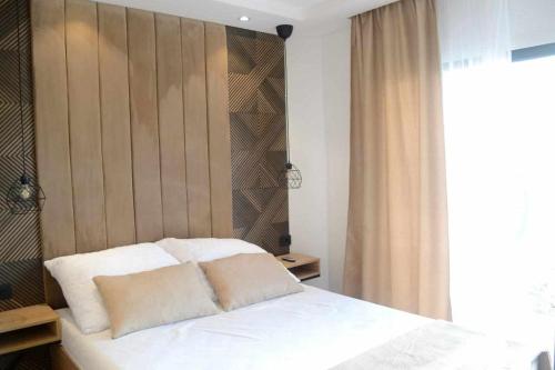 Postel nebo postele na pokoji v ubytování Apartamento de diseño con espectacular terraza