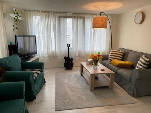 Ein Sitzbereich in der Unterkunft Belu Magic Nest