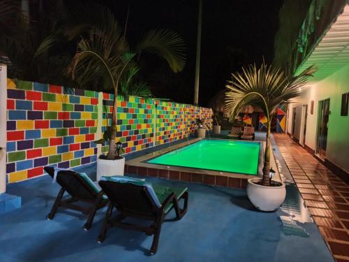 Kolam renang di atau dekat dengan Hotel Mi Cassona Palomino