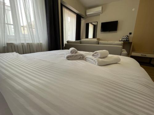 Postel nebo postele na pokoji v ubytování MOF Comfort Edirne
