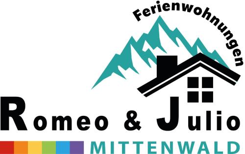 ein Logo für den Reno und den jumeirah-Fonds auf Gegenseitigkeit in der Unterkunft Ferienwohnungen Romeo-Julio-Mittenwald in Mittenwald